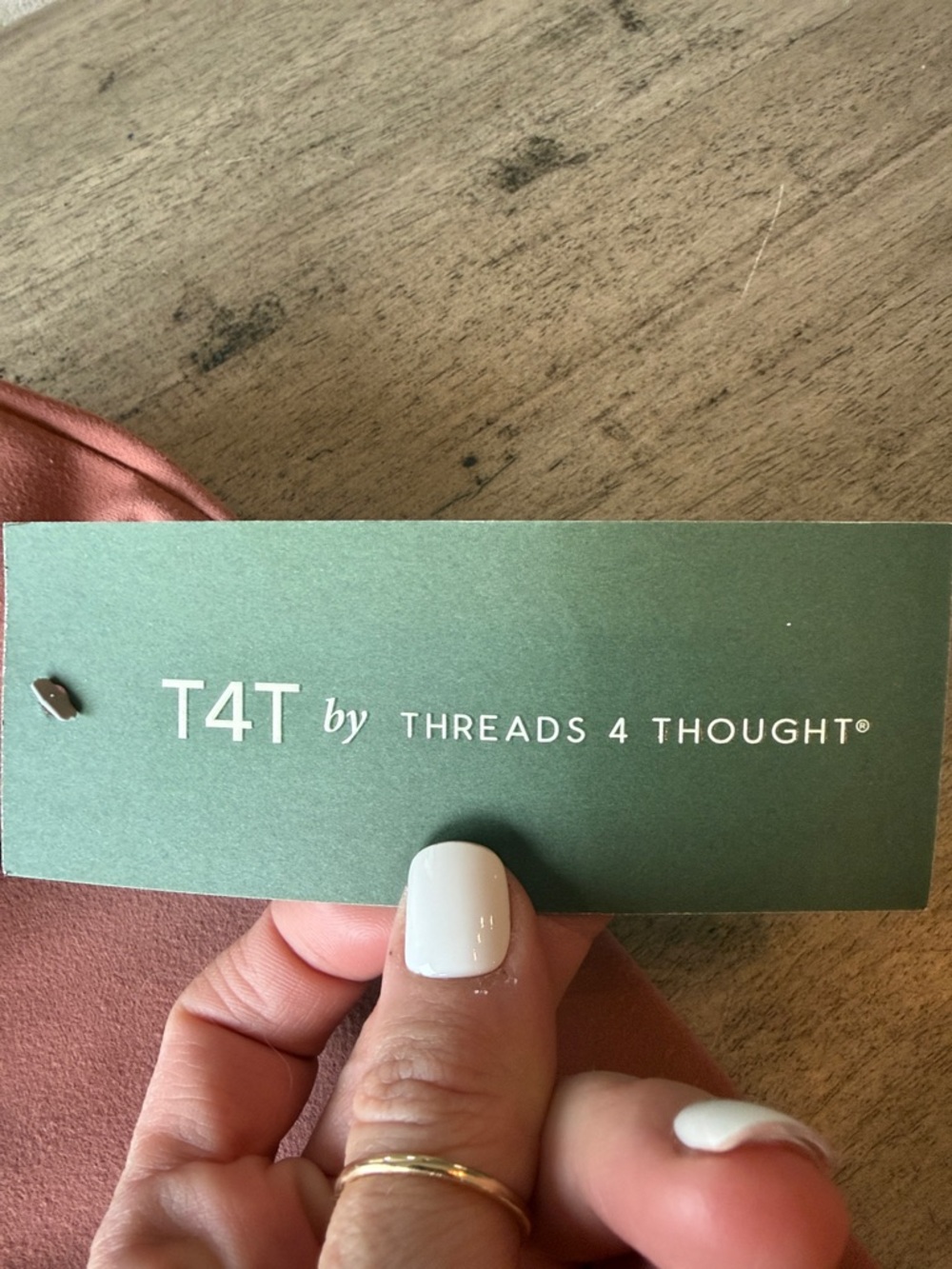 NWT - Threads 4 Thought High-Waist Dusty Rose Leggings - Picture 3 of 6
